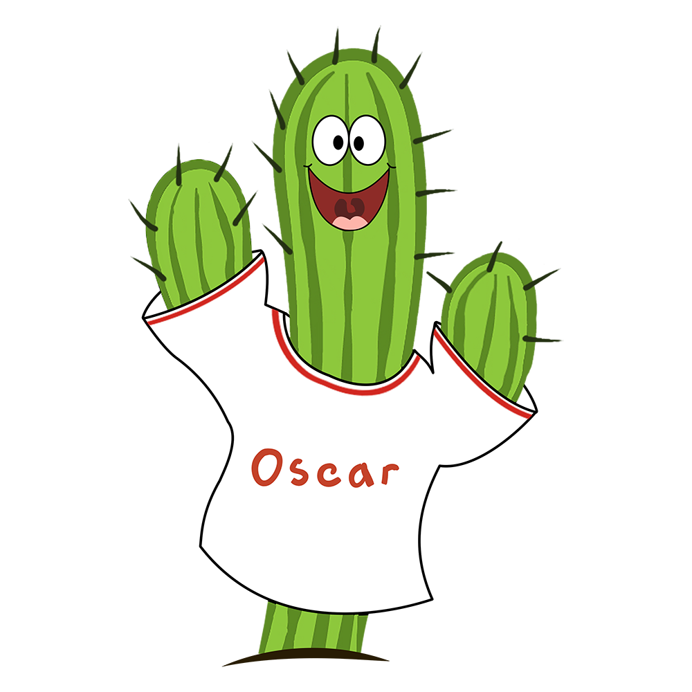 Unisex t-shirt 'Cactus Oscar'