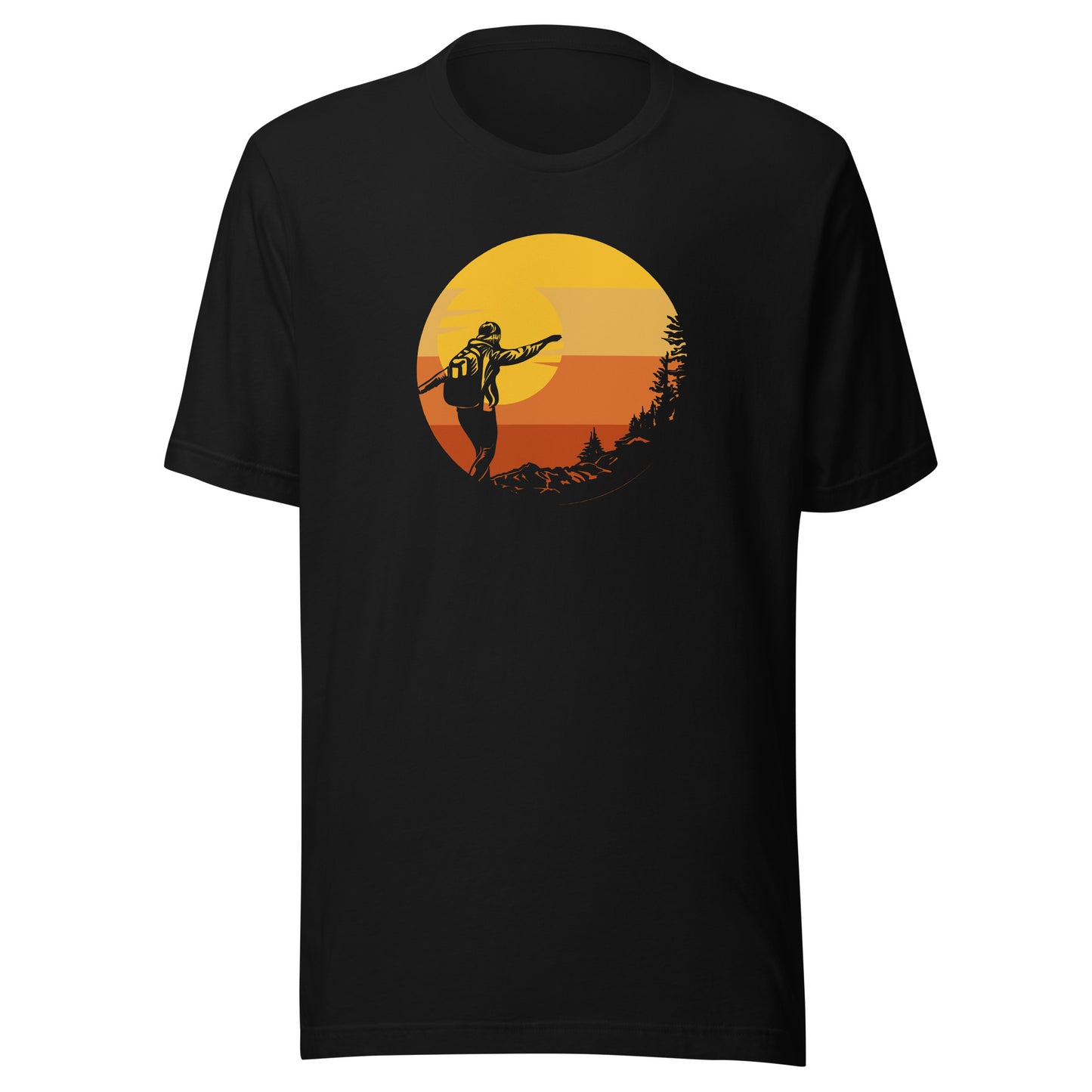 Unisex t-shirt 'Hiking vibes'